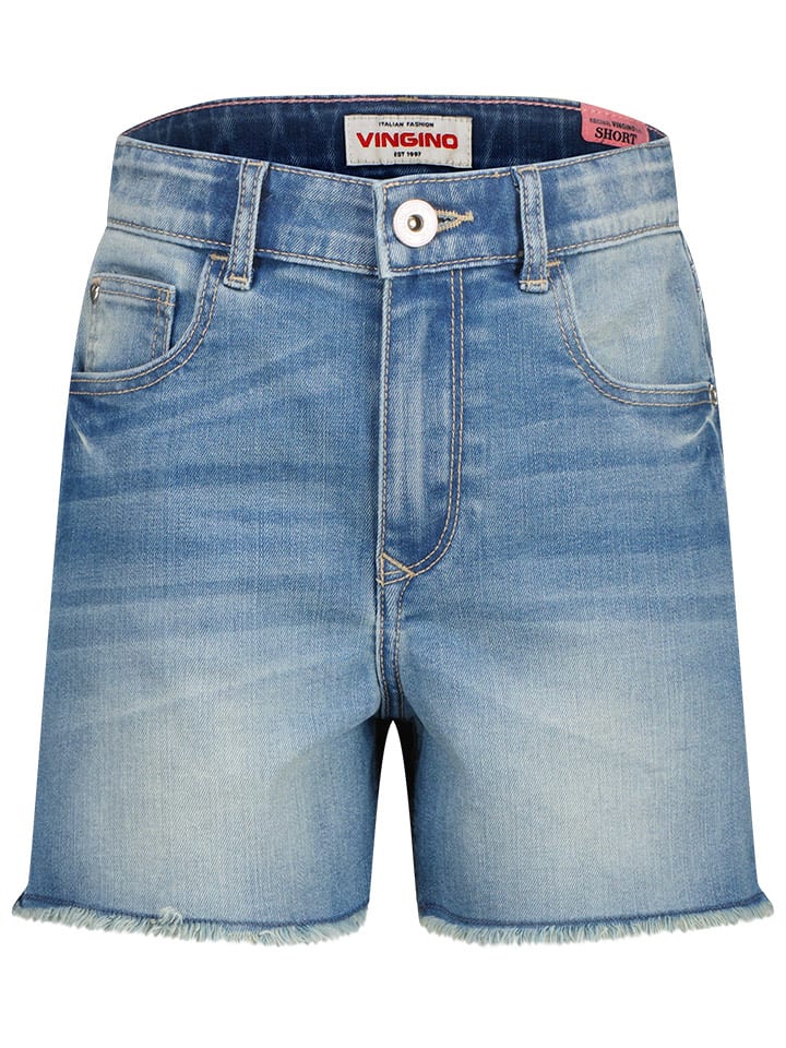 Vingino Szorty dżinsowe "Davina" w kolorze niebieskim rozmiar: 140