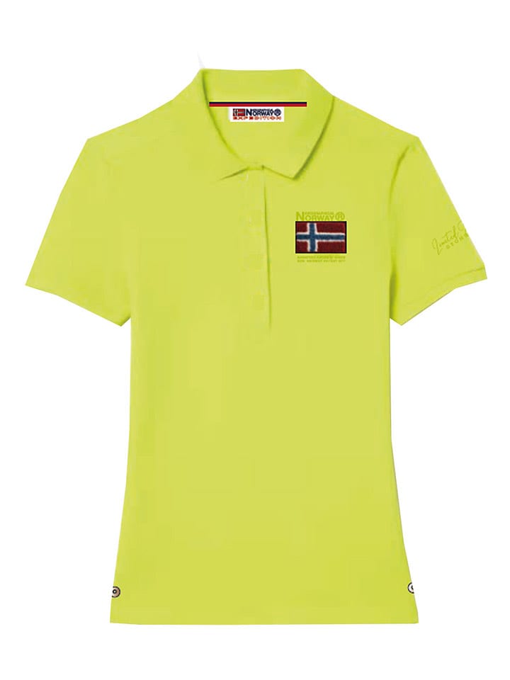 Geographical Norway Koszulka polo w kolorze żółtym rozmiar: S