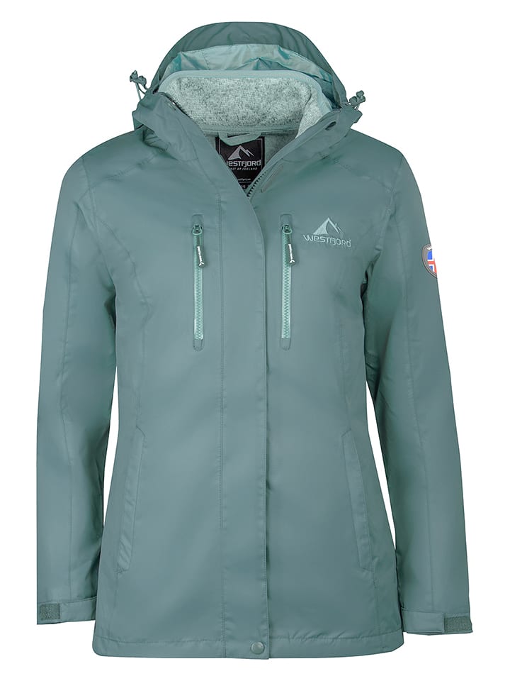 Westfjord Kurtka funkcyjna 3w1 "Glymur" w kolorze turkusowym rozmiar: 3XL