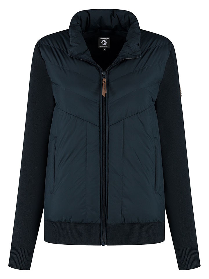 TRAVELIN' Kurtka przejściowa w kolorze granatowym rozmiar: M