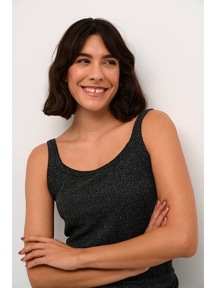 Kaffe Top w kolorze czarnym rozmiar: M