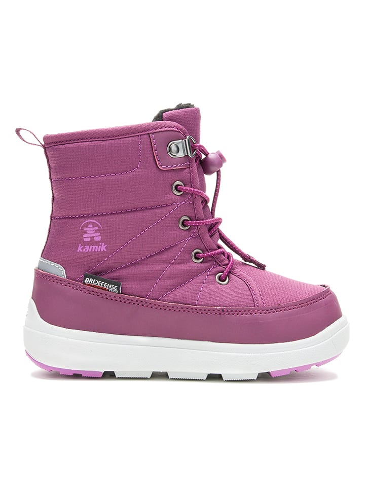 Kamik Botki zimowe "Luge" w kolorze fioletowym rozmiar: 34