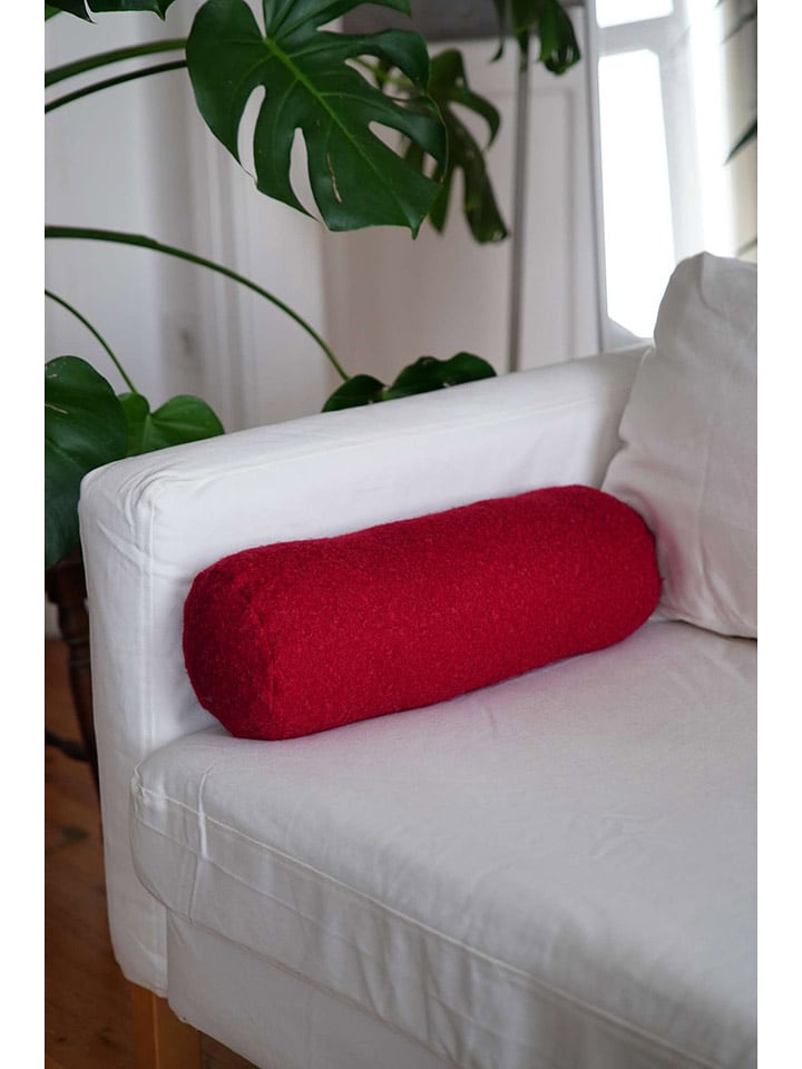 ABERTO DESIGN Poduszka w kolorze czerwonym - 50 x 14 x 14 cm rozmiar: onesize
