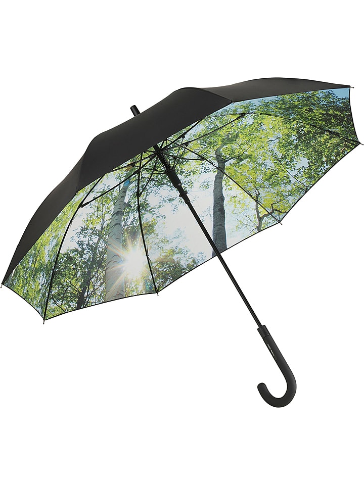 FARE Parasol w kolorze czarno-zielonym - Ø 105 cm rozmiar: onesize