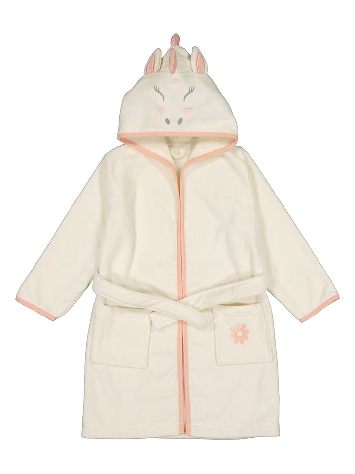 Szlafrok "Horse" w kolorze kremowym