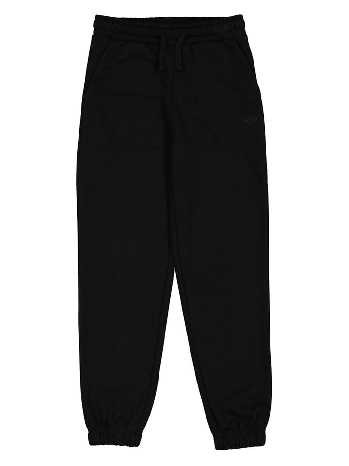 4F Spodnie dresowe w kolorze czarnym rozmiar: 128