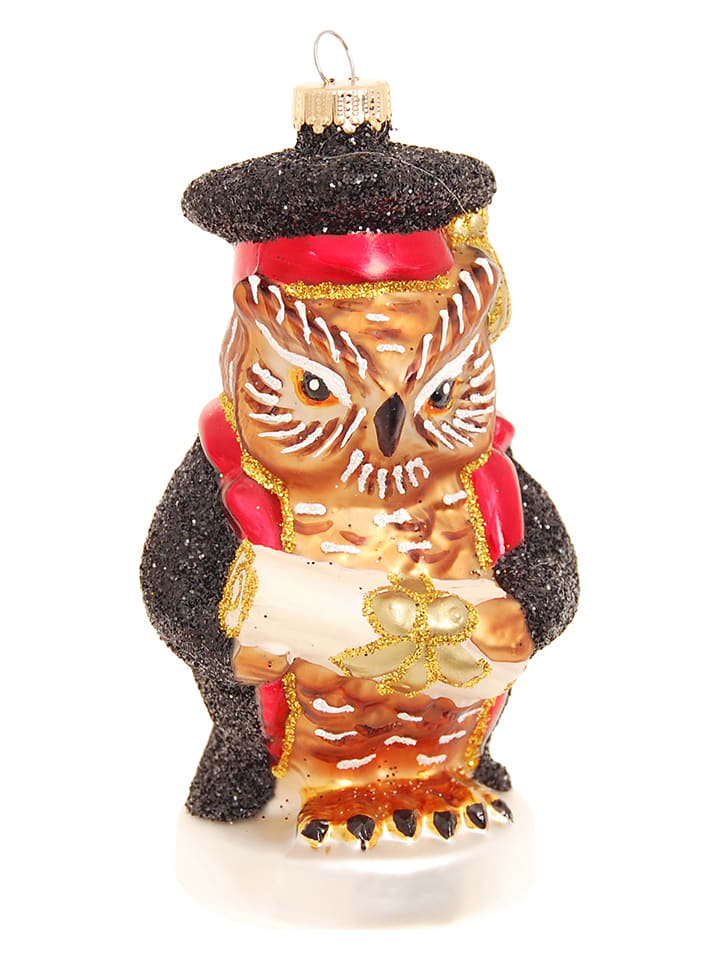 Krebs Glas Lauscha Ozdoba choinkowa ze wzorem - dł. 11 cm rozmiar: onesize