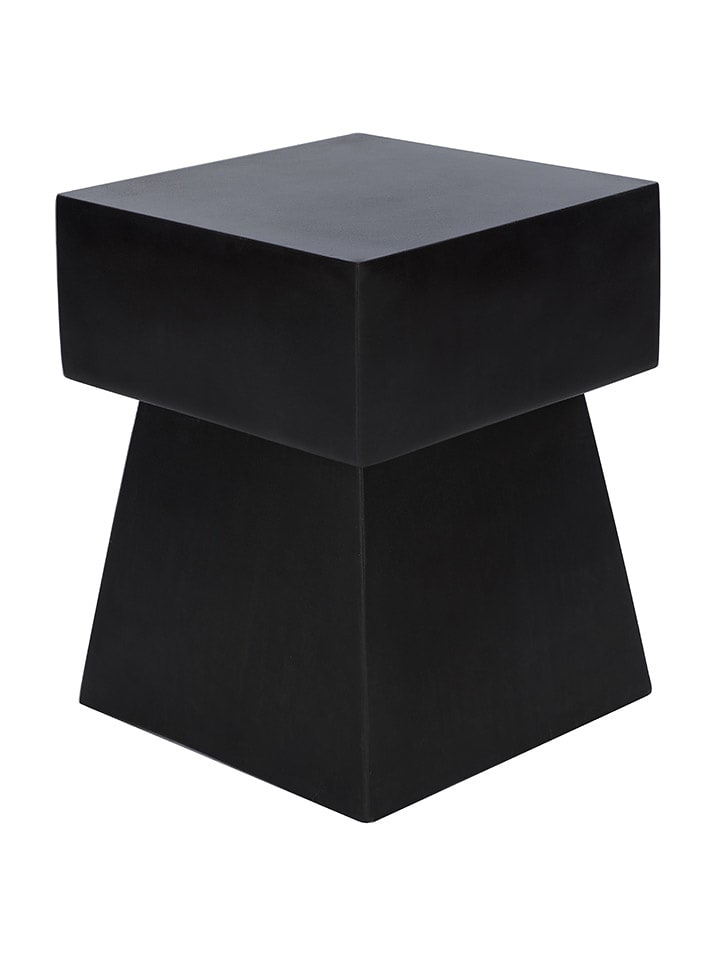 Safavieh Stolik ogrodowy "Zen" w kolorze czarnym - wys. 46 x Ø 35 cm rozmiar: onesize