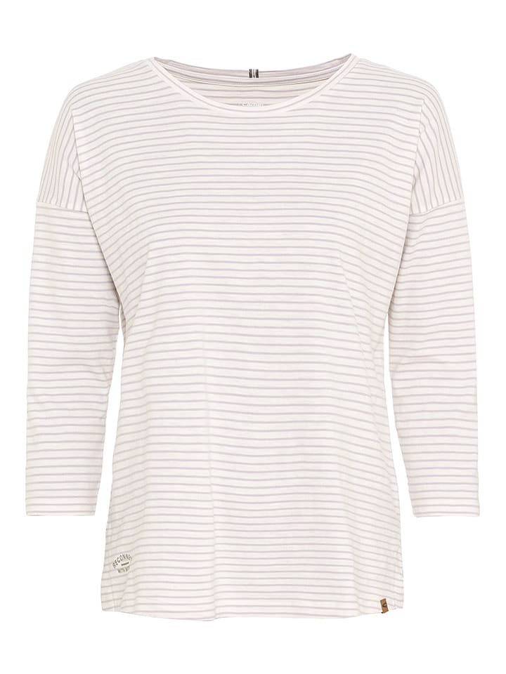 Koszulka w kolorze lawendowo-białym