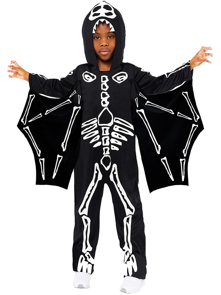amscan Kostium "Skeleton Pterodactyl" w kolorze czarnym rozmiar: 98/104