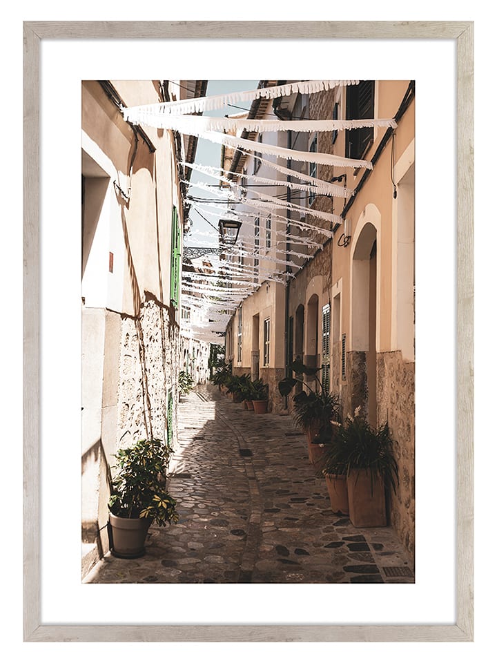 Ars Longa Druk artystyczny "Spanish Alley" w ramce - 70 x 50 cm rozmiar: onesize