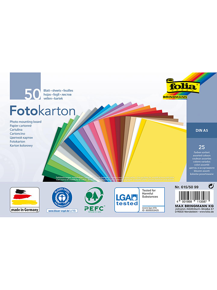 folia PAPER Karton fotograficzny (50 szt.) - A5 rozmiar: onesize