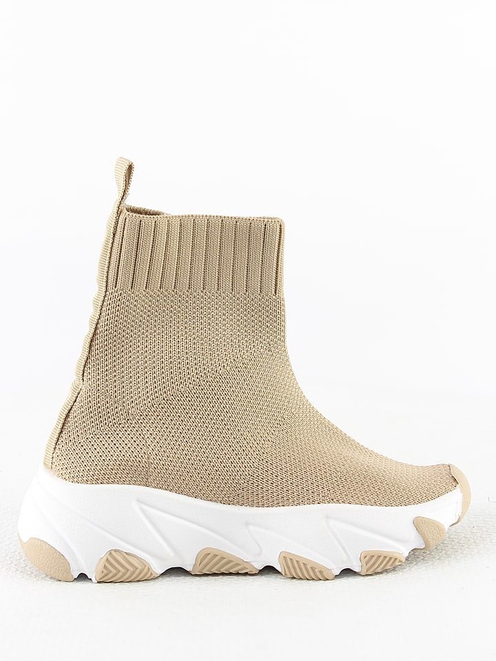Sneakersy w kolorze beżowym