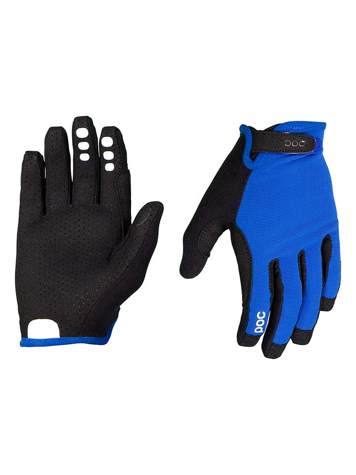 POC Rękawiczki kolarskie "Resistance" w kolorze czarno-niebieskim rozmiar: M