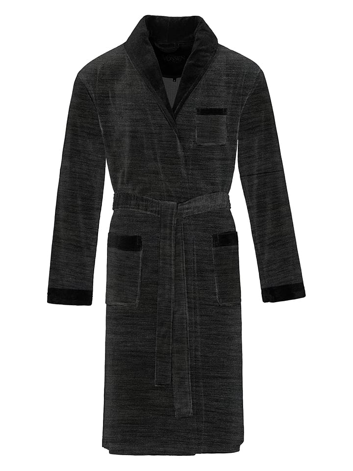 Vossen Szlafrok "Alberto" w kolorze czarnym rozmiar: 60/62