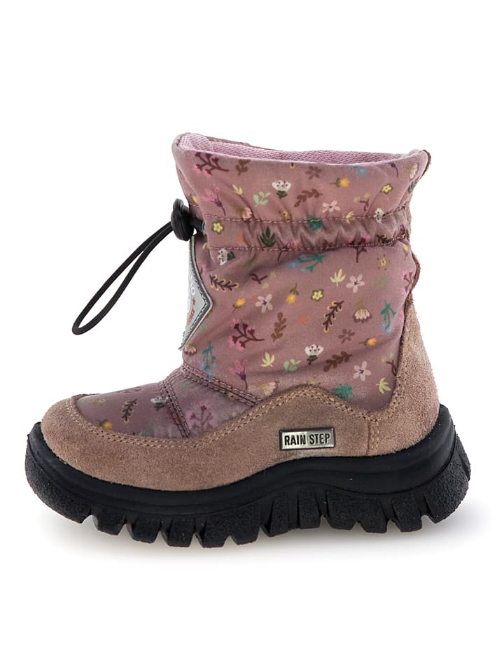 Naturino Kozaki zimowe w kolorze szaroróżowym rozmiar: 27