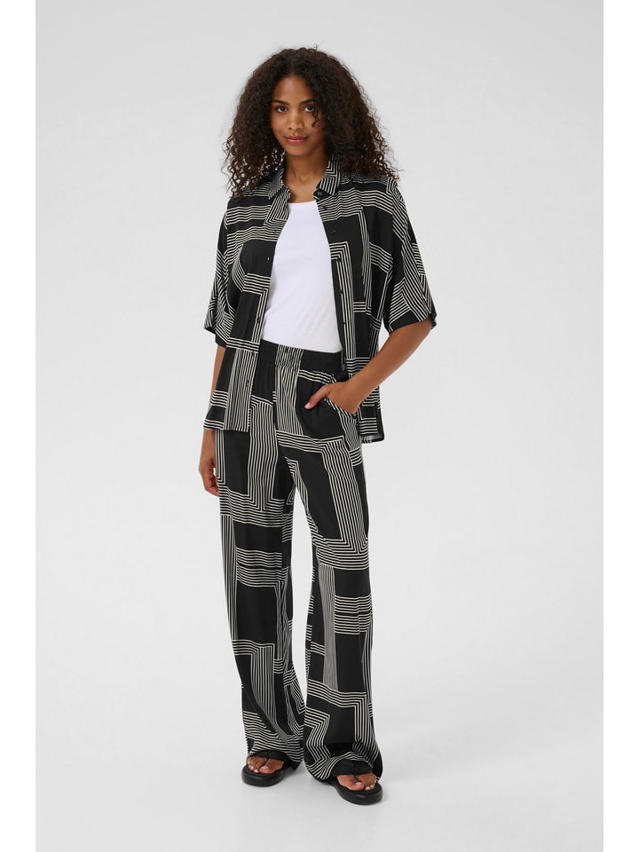 Kaffe Spodnie w kolorze czarnym rozmiar: 36