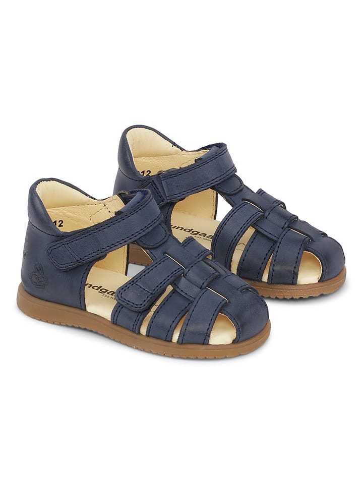 Bundgaard Skórzane półsandały "Bai II" w kolorze granatowym rozmiar: 26