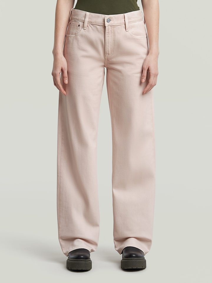 G-Star Dżinsy - Flared fit - w kolorze jasnoróżowym rozmiar: W32/L34