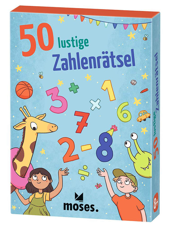 moses. Gra karciana "50 fun number puzzles" - 8+ rozmiar: onesize