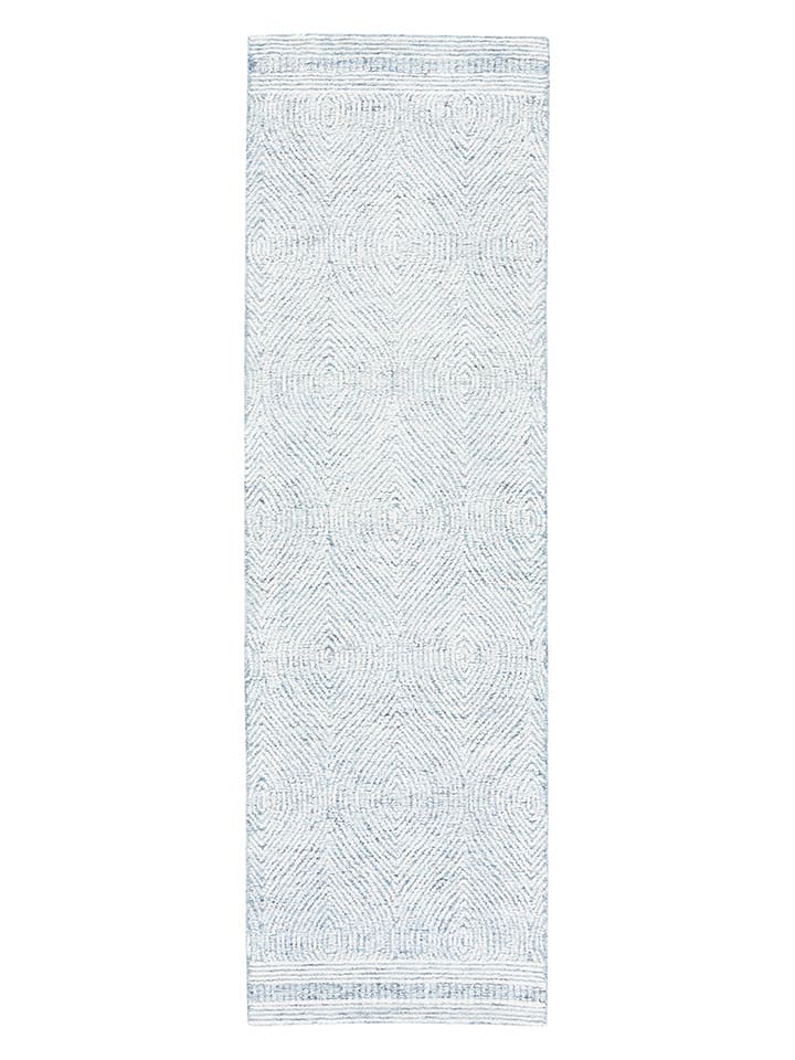 Safavieh Wełniany dywan w kolorze kremowo-niebieskim rozmiar: 91x152 cm