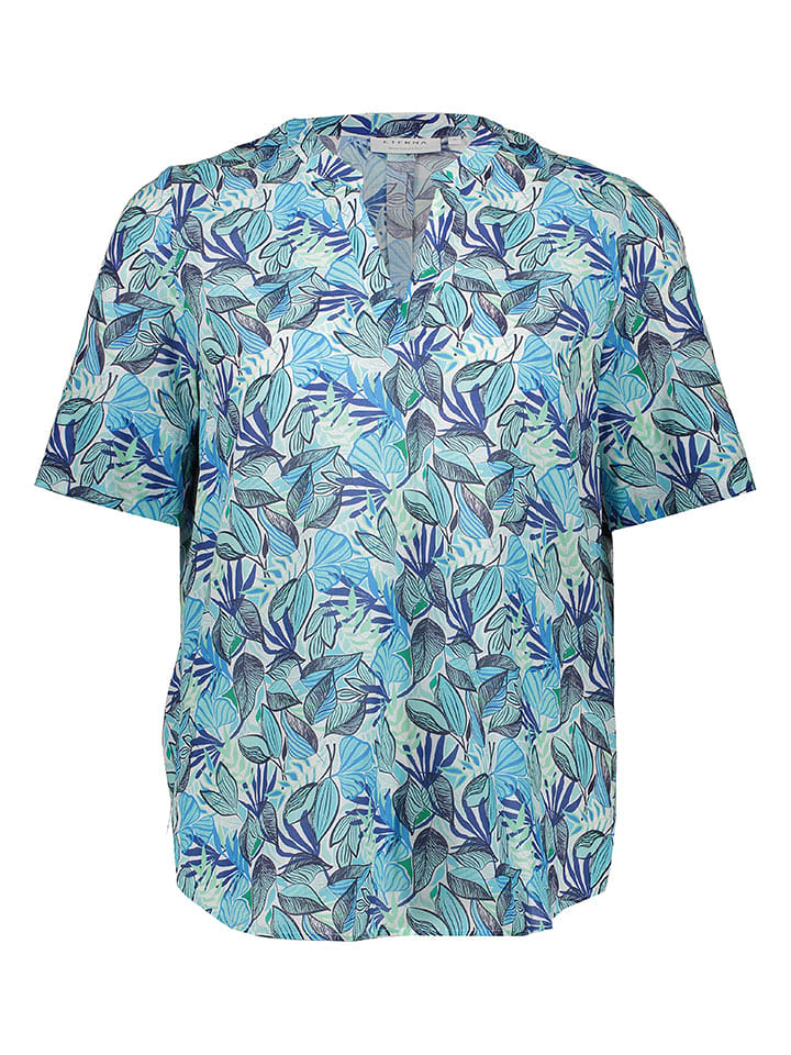 Eterna Bluzka w kolorze niebieskim rozmiar: 44