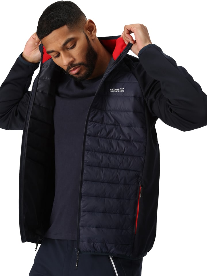 Regatta Kurtka hybrydowa "Clumber IV" w kolorze granatowym rozmiar: XL