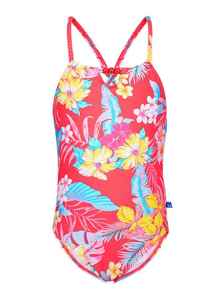 Peek U Strój kąpielowy "Manami" w kolorze różowym ze wzorem rozmiar: 122