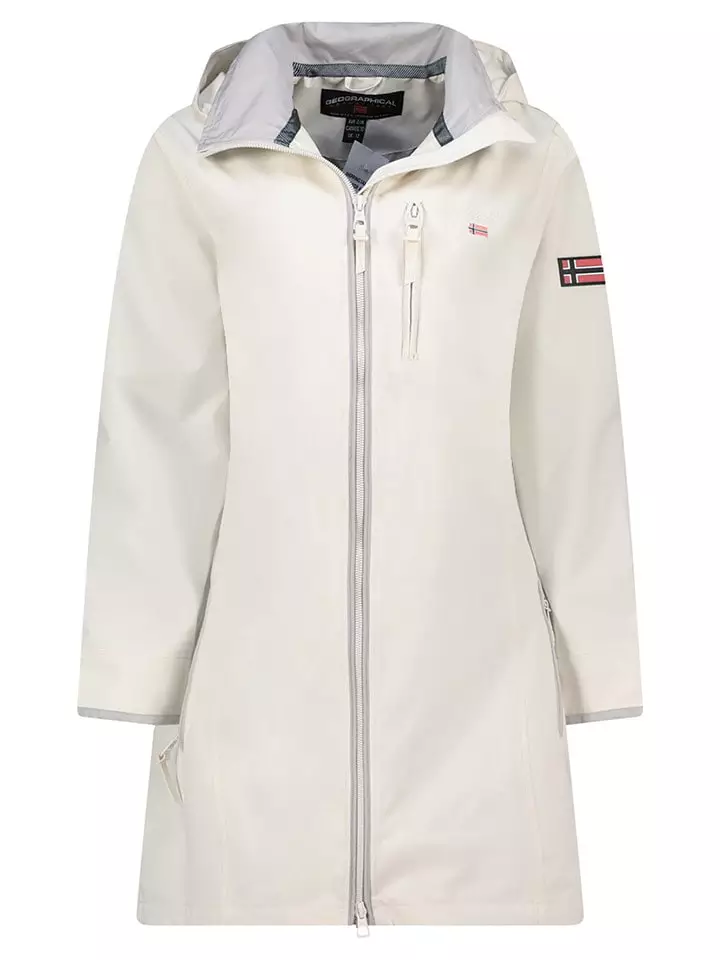 Geographical Norway Parka "Bady" w kolorze białym rozmiar: L