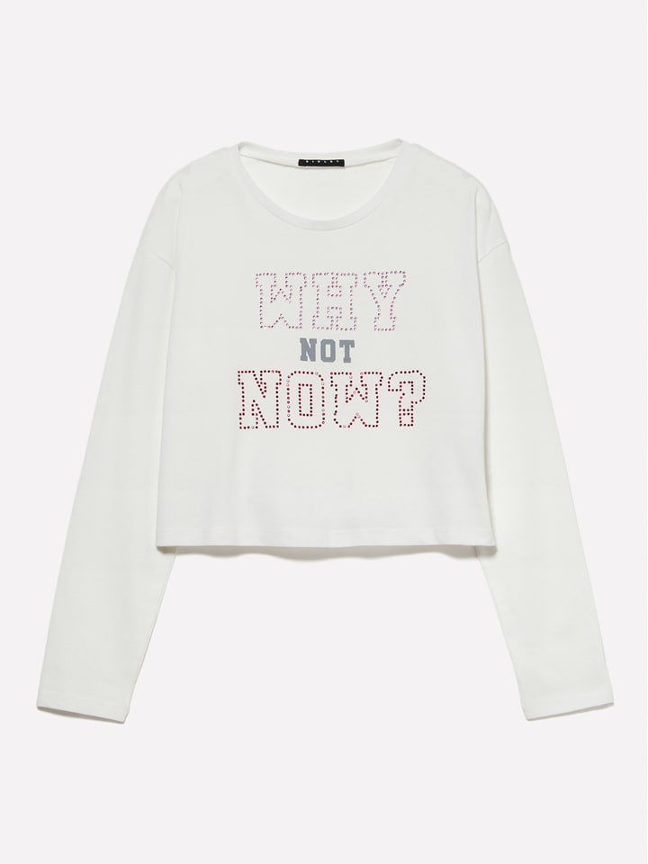 Sisley Koszulka w kolorze białym rozmiar: 160