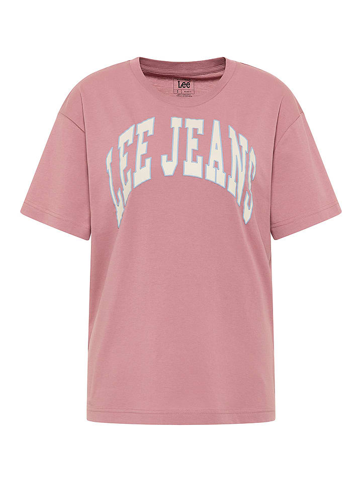 Lee Koszulka w kolorze jasnoróżowym rozmiar: M