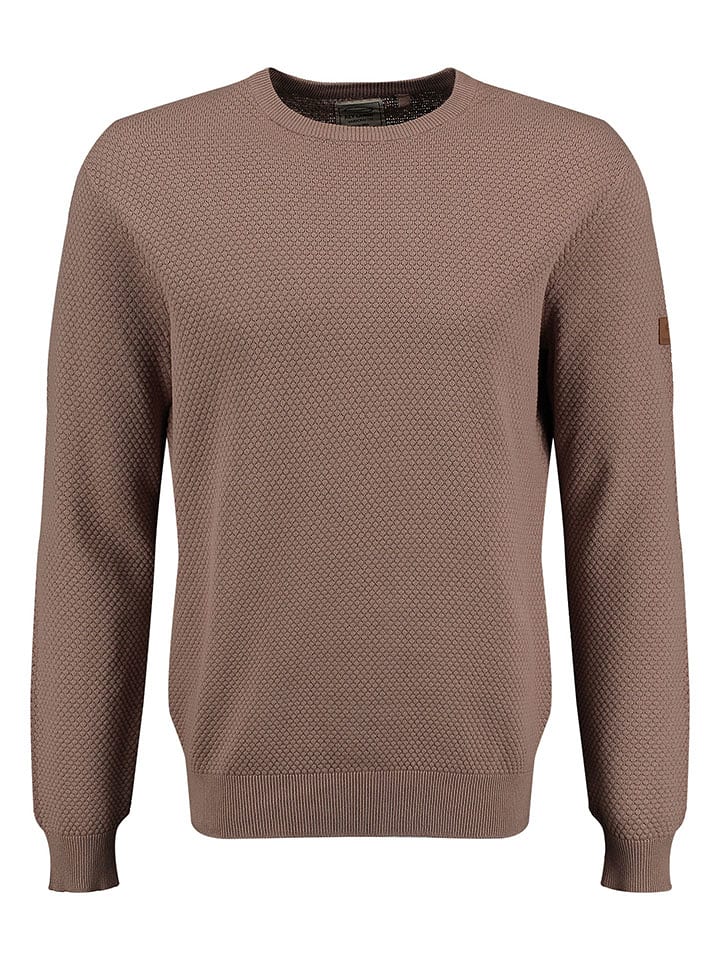 KEY LARGO Sweter "Episode" w kolorze jasnobrązowym rozmiar: M