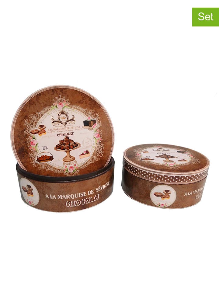 Anticline 2-częściowy zestaw pudełek w kolorze jasnobrązowym rozmiar: onesize