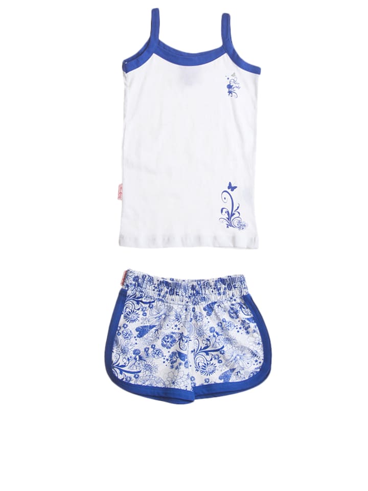 Miss Girly 2-częściowy zestaw w kolorze niebiesko-białym rozmiar: 104/110