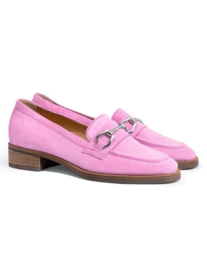 LLOYD Skórzane mokasyny w kolorze jasnoróżowym rozmiar: 41