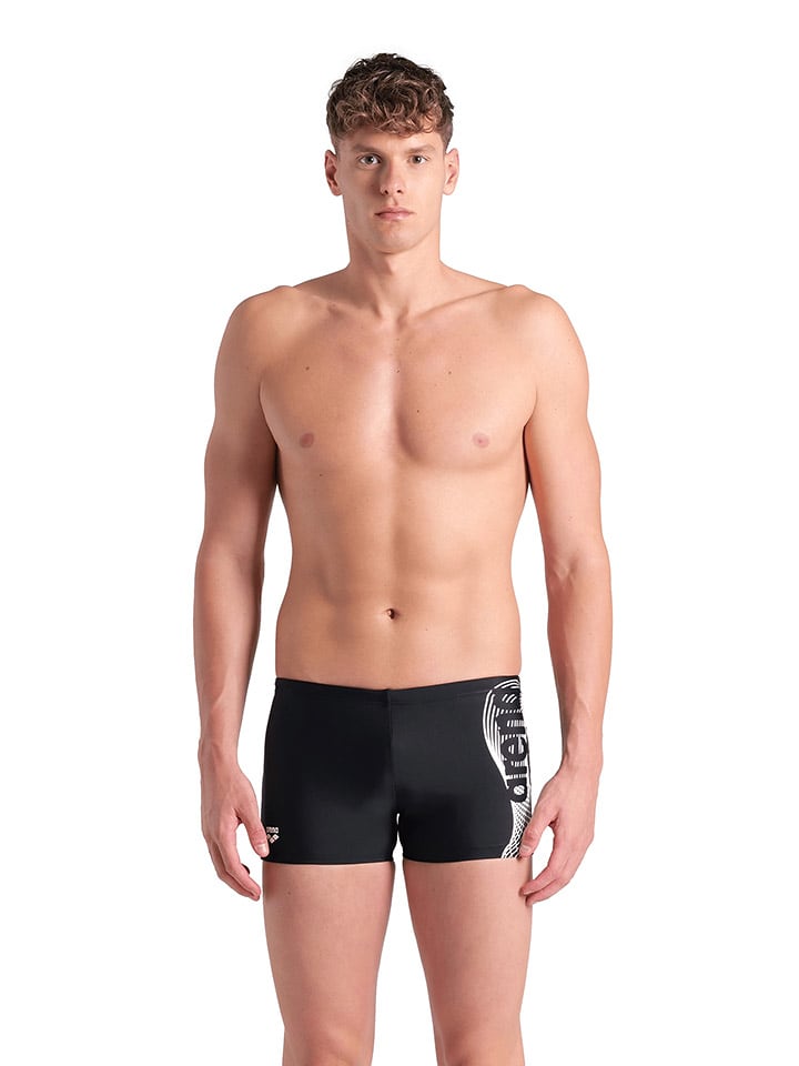 Arena Kąpielówki w kolorze czarno-białym rozmiar: 5