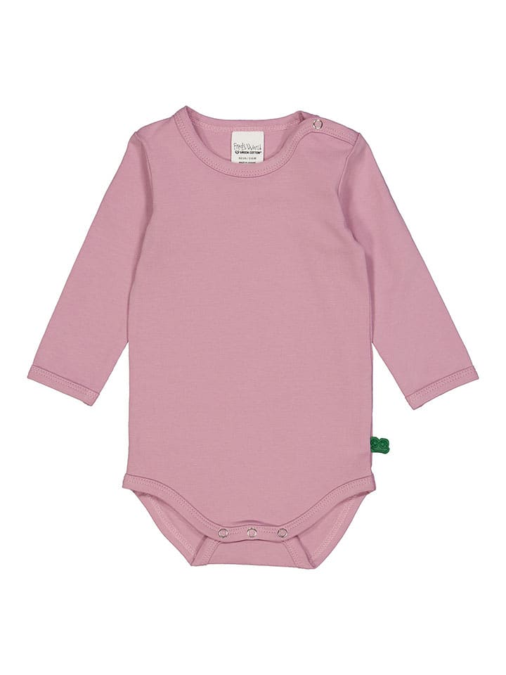 Fred´s World by GREEN COTTON Body "Alfa" w kolorze jasnoróżowym rozmiar: 86