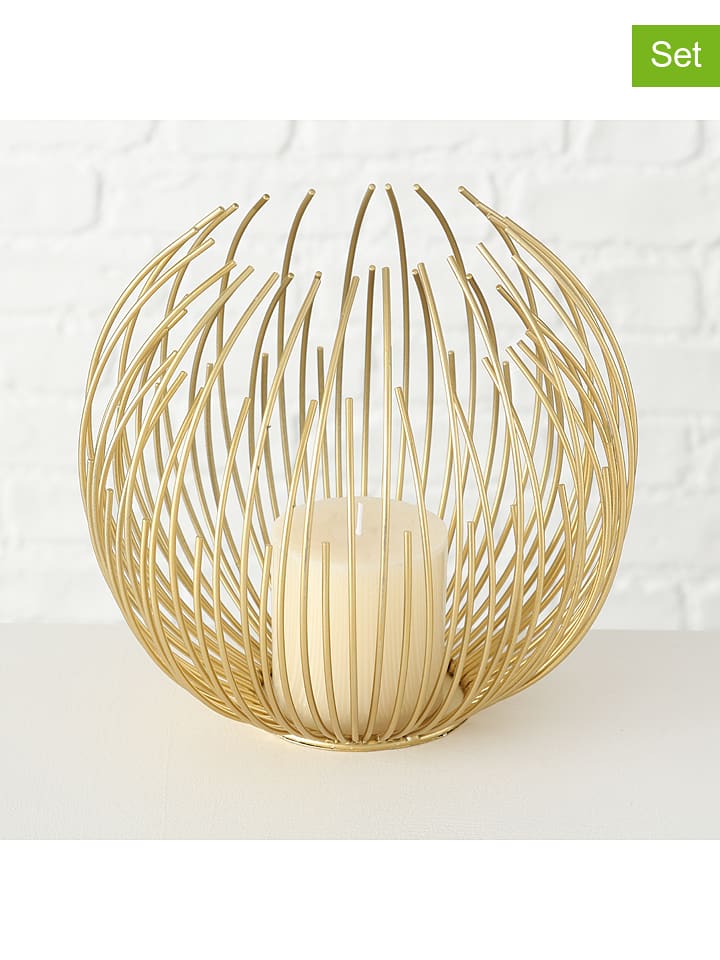 Boltze 2-częściowy zestaw w kolorze kremowo-złotym rozmiar: onesize