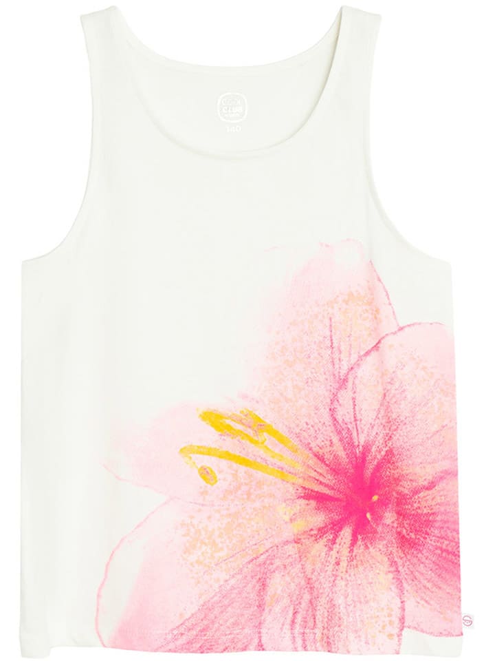 COOL CLUB Top w kolorze białym rozmiar: 170