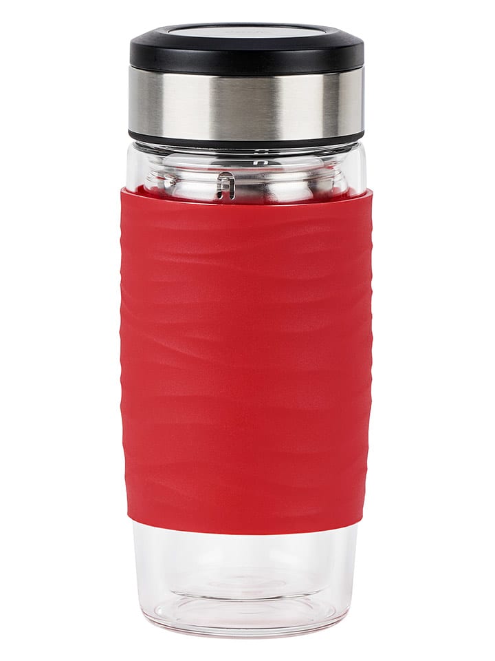 Emsa Kubek w kolorze czerwonym na herbatę - 400 ml rozmiar: onesize