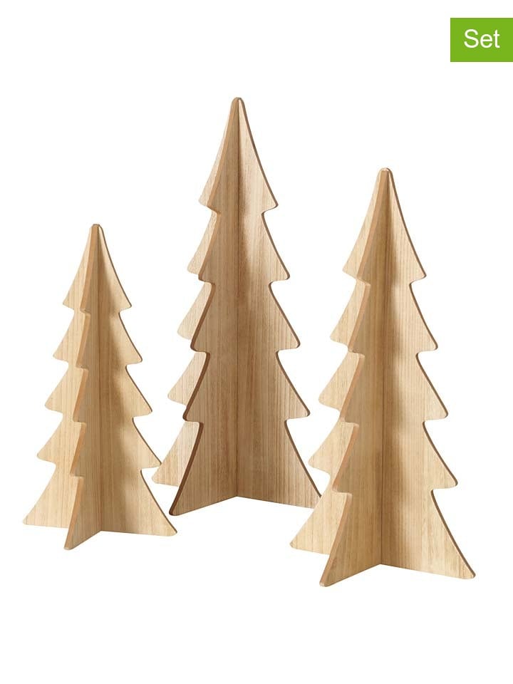 Boltze Dekoracje (3 szt.) "Ceti" w kolorze beżowym rozmiar: onesize