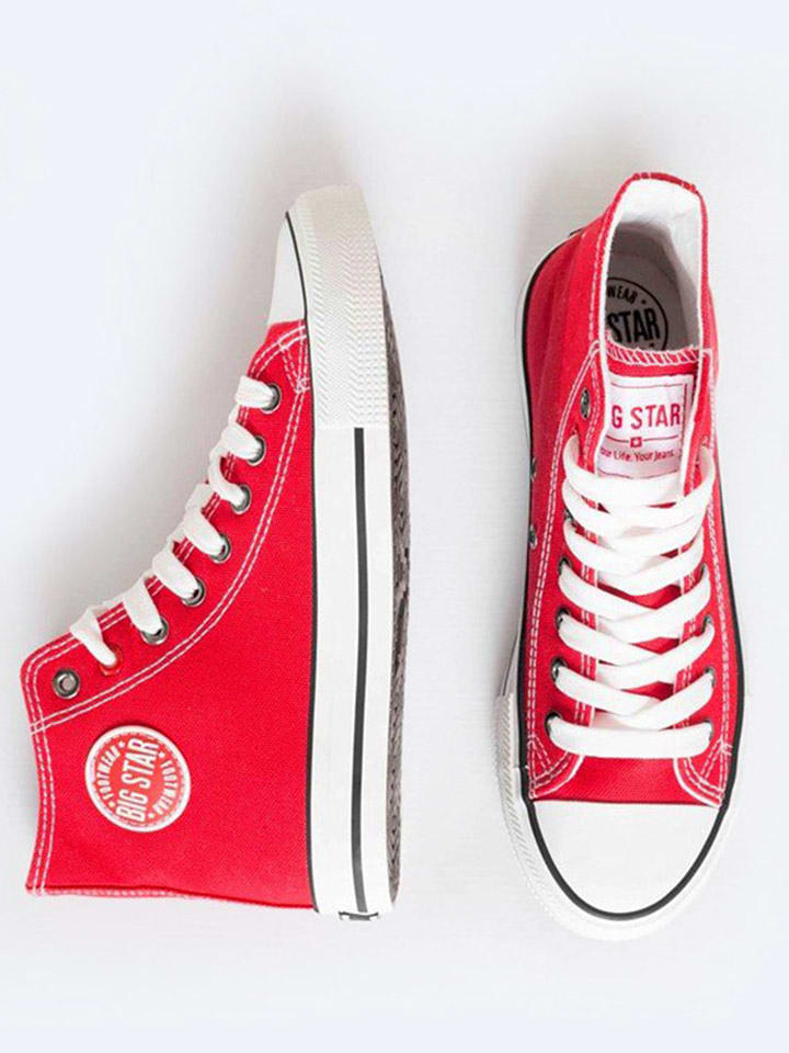BIG STAR Sneakersy w kolorze czerwonym rozmiar: 36