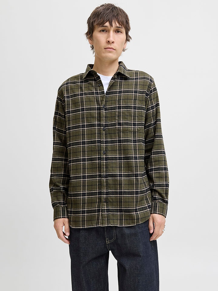 Jack & Jones Koszula - Regular fit - w kolorze khaki rozmiar: L