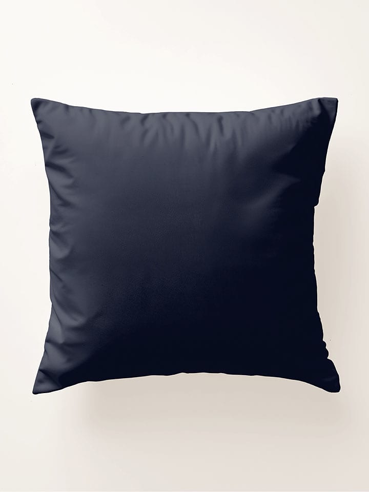 Pierre Cardin Perkalowa poszewka w kolorze granatowym na poduszkę rozmiar: 65x65 cm