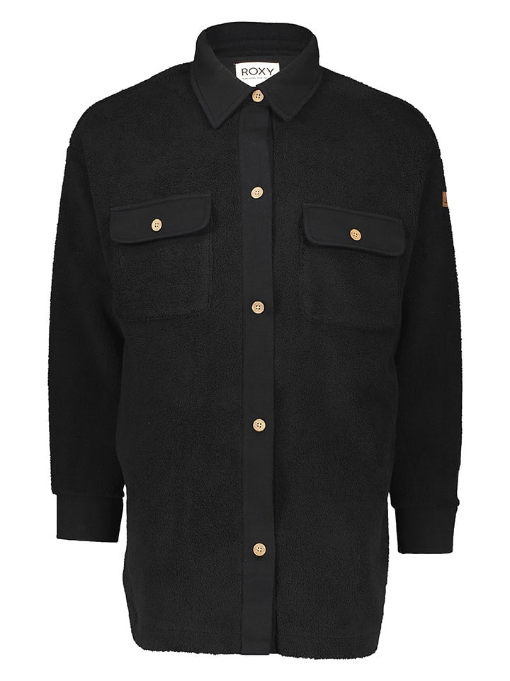 Roxy Kurtka polarowa "Switch Up" w kolorze czarnym rozmiar: M