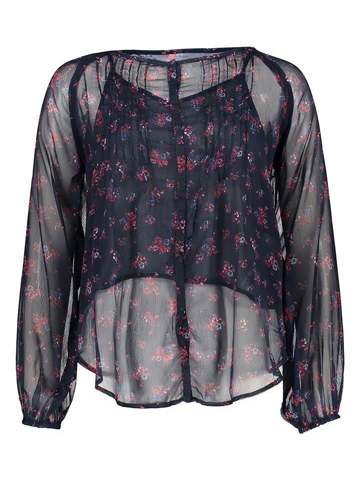 Pepe Jeans Bluzka w kolorze granatowym rozmiar: S