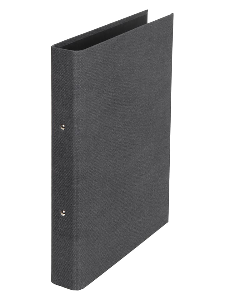 BigsoBox Segregator pierścieniowy „Ringo” w kolorze czarnym - 31,5 x 25 x 5 cm rozmiar: onesize