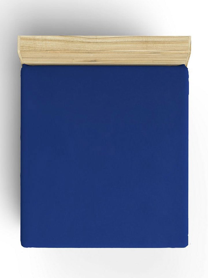Elizabed Prześcieradło renforcé w kolorze granatowym na gumce rozmiar: 150x200 cm