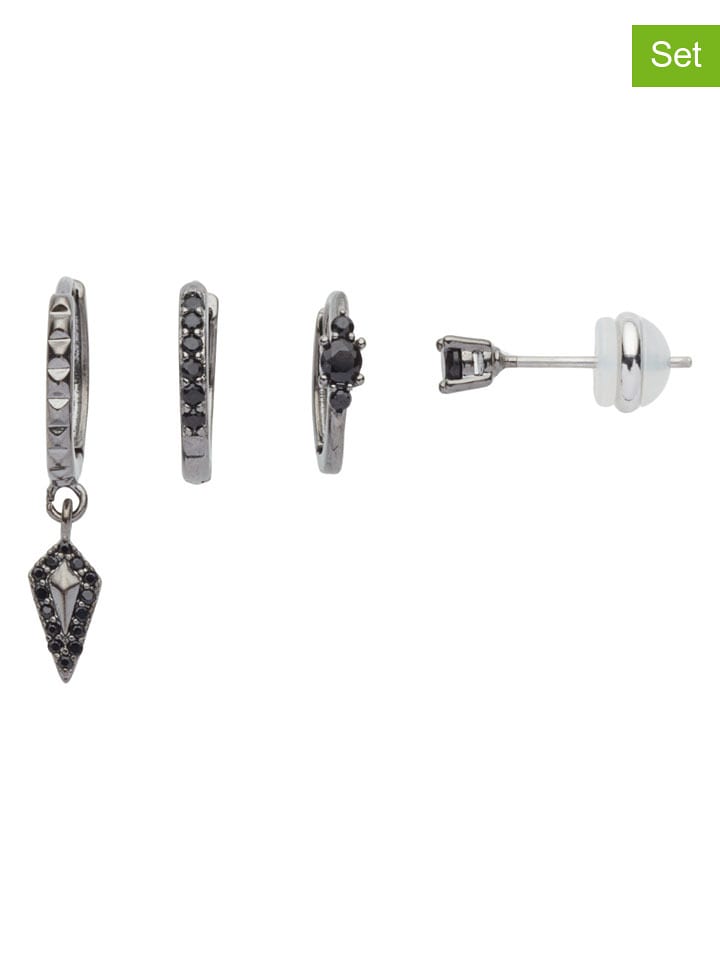 U.S. Polo Assn. Kolczyki (4 szt.) z kryształami rozmiar: onesize