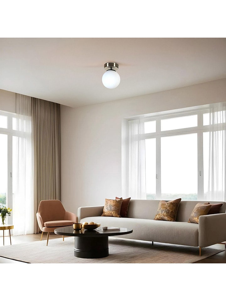 Opviq Lampa sufitowa w kolorze srebrno-białym - 15 x 20 cm rozmiar: onesize